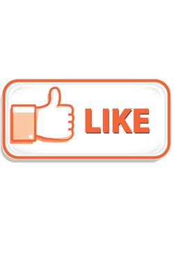 like button and thumbs up